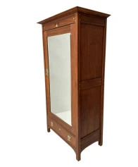 Arts & Crafts One-Door Armoire or Wardrobe Onder den Sint Maarten Style, 1900s